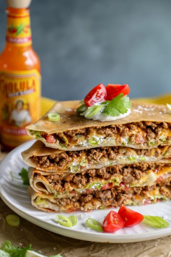 Homemade Keto Crunchwrap Supreme