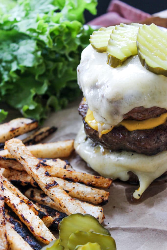 Keto Cuban Sandwich Burgers