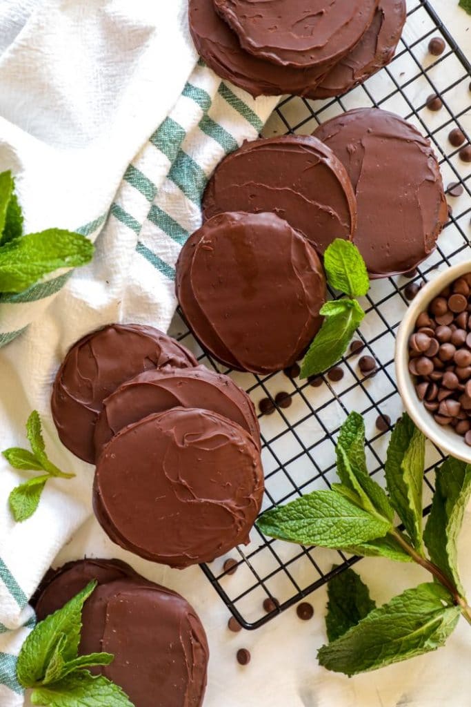 Keto and Gluten Free Thin Mints