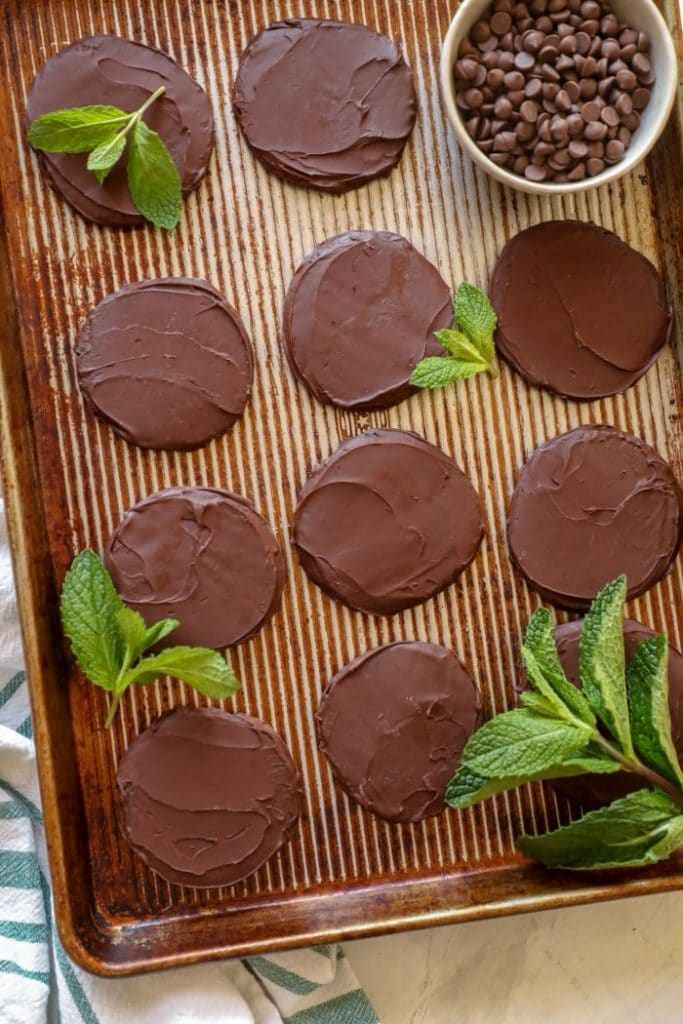 Keto and Gluten Free Thin Mints