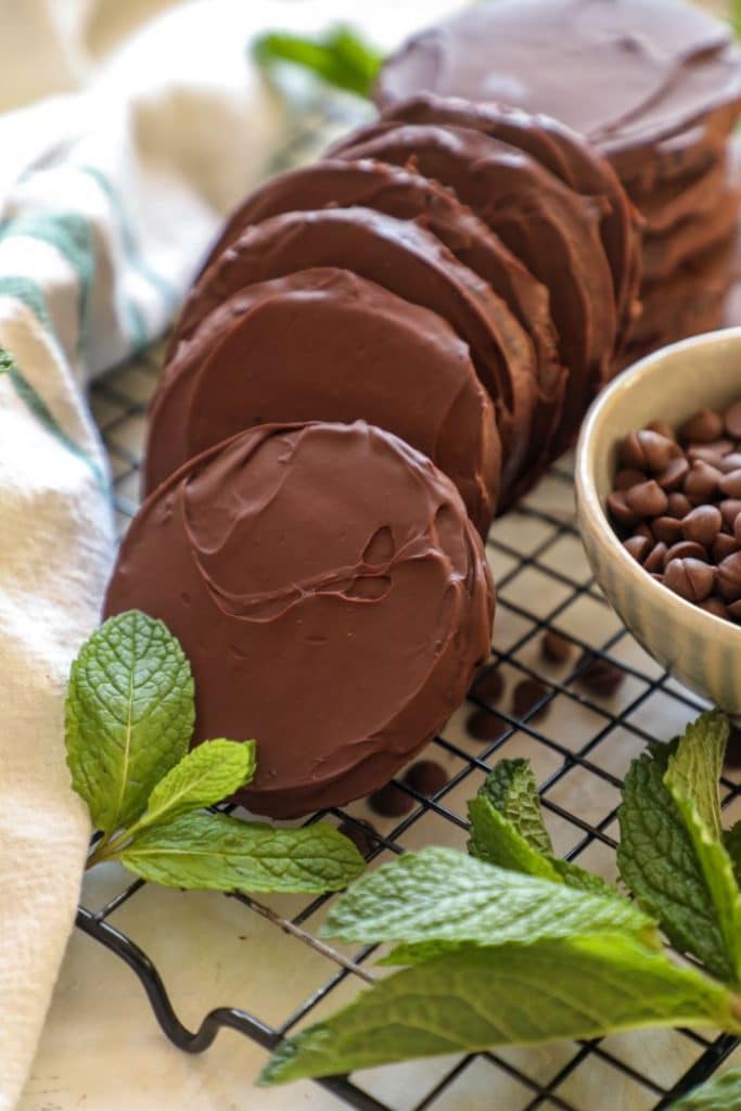 Keto and Gluten Free Thin Mints 