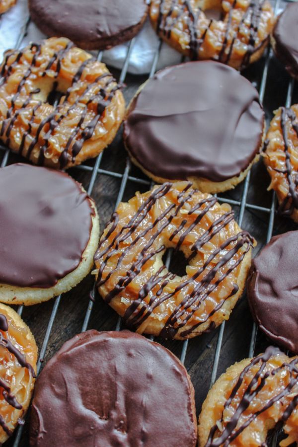 Keto and Gluten Free Samoa Cookies