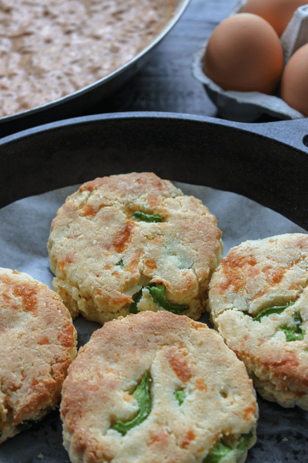 Keto Chorizo Biscuits & Gravy