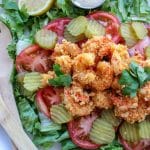 Low Carb Shrimp Po’ Boy Salad