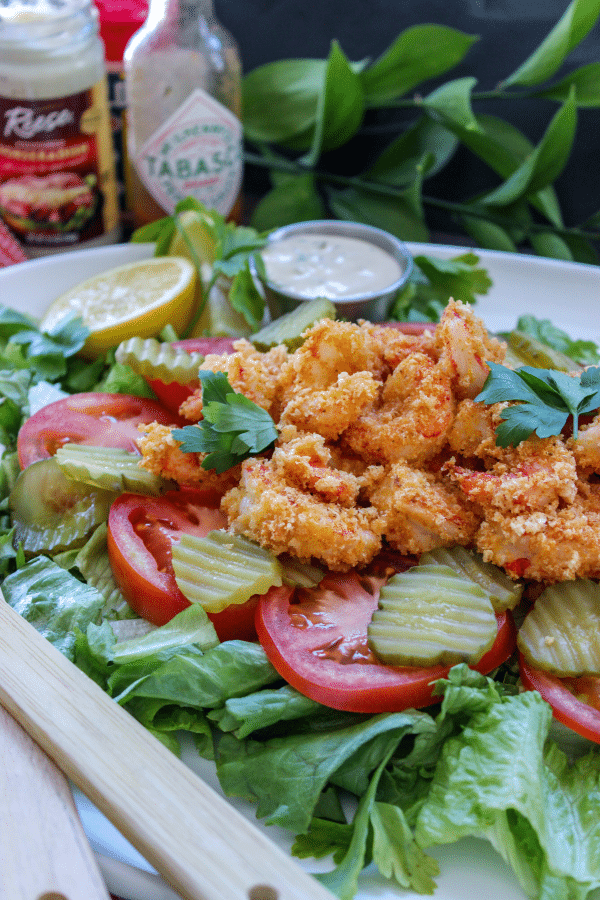 Low Carb Shrimp Po Boy Salad