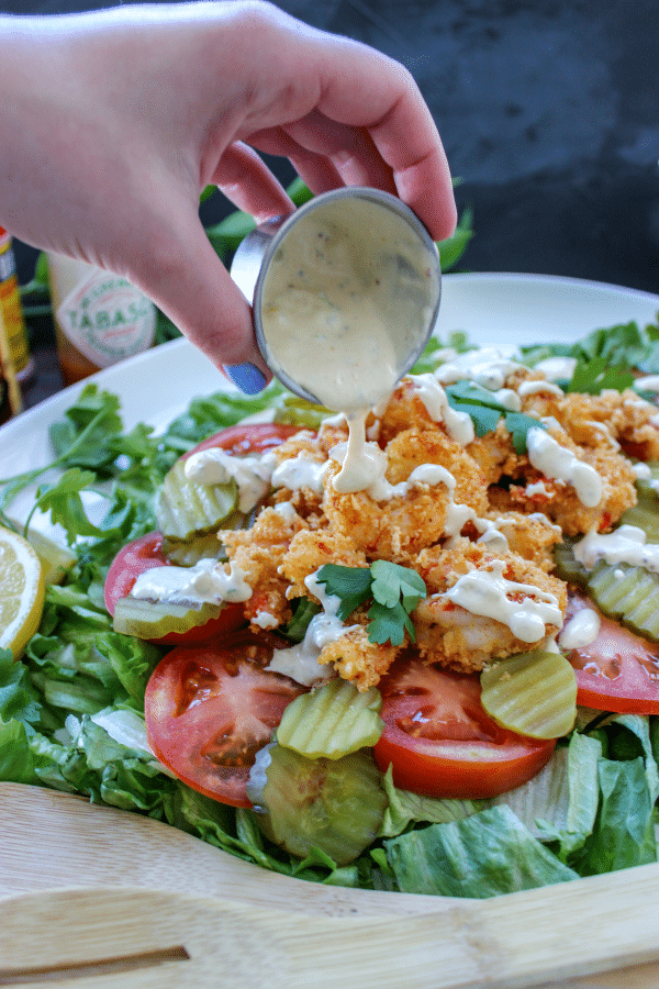 Low Carb Shrimp Po Boy Salad