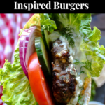 Low Carb Greek Inspired Burgers