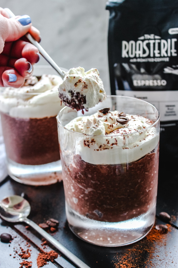 Low Carb Mexican Mocha Chia Pudding 