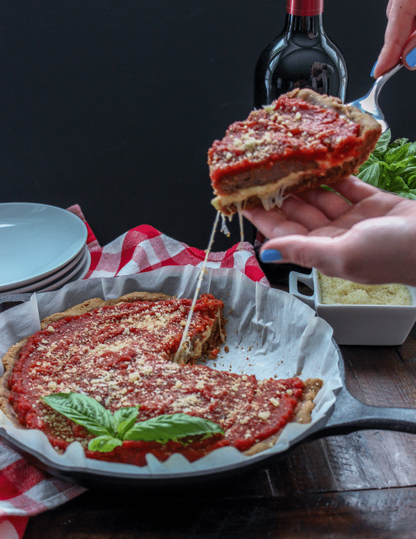 Chicago Deep-Dish Pizza