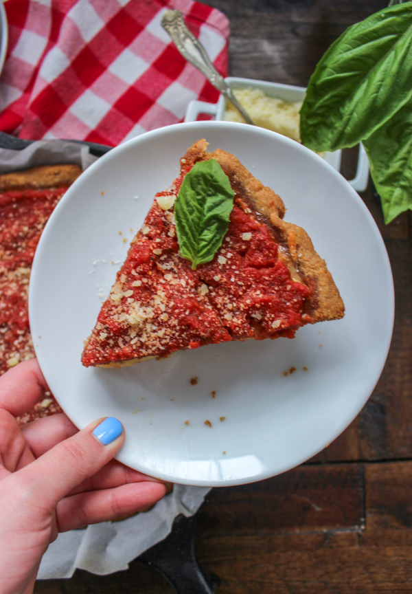 Keto Chicago Style Deep Dish Pizza