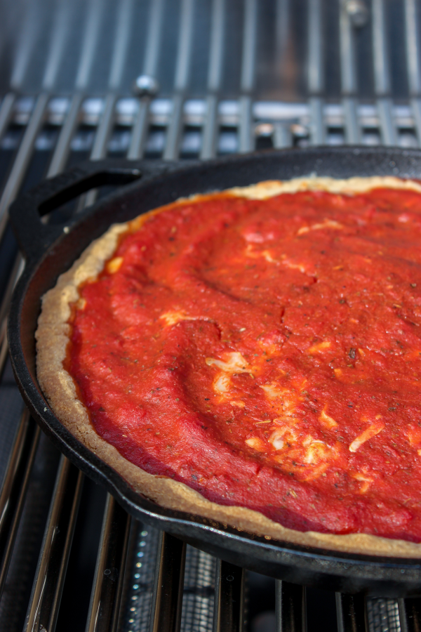 Keto Chicago Style Deep Dish Pizza