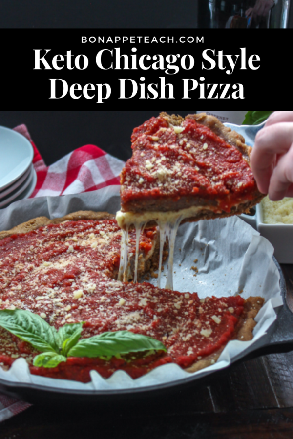 Keto Chicago Style Deep Dish Pizza