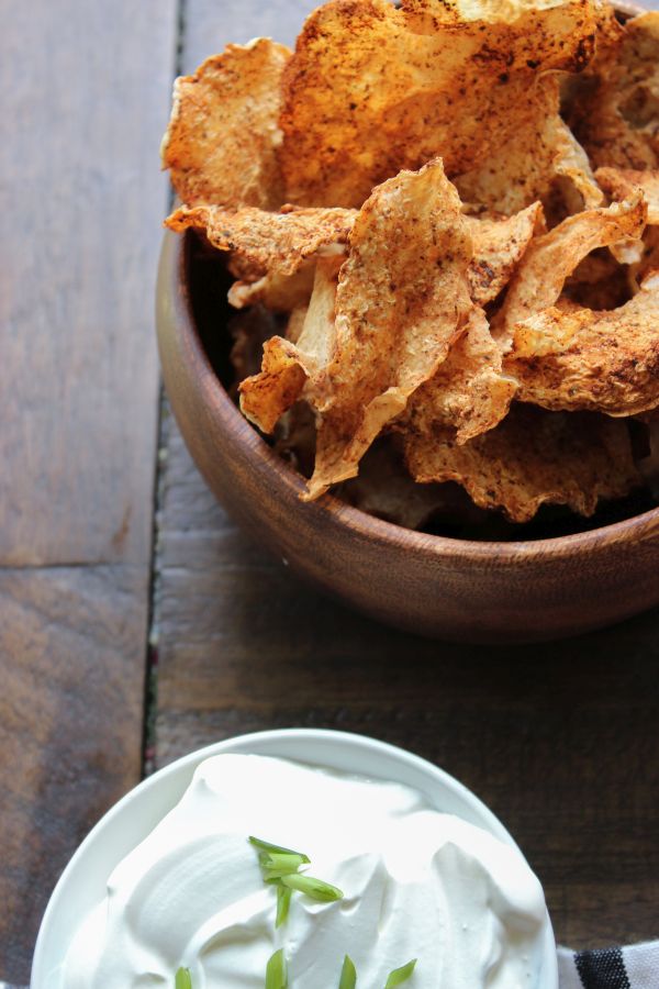 Low Carb Jicama Chips