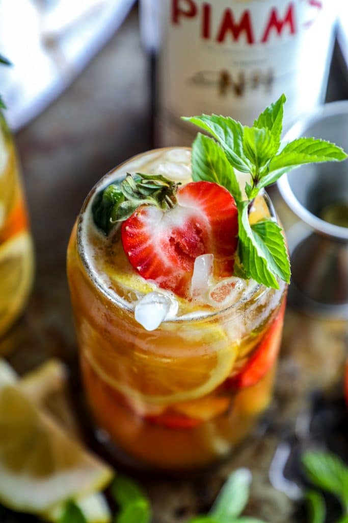 Low Carb Pimms Cup