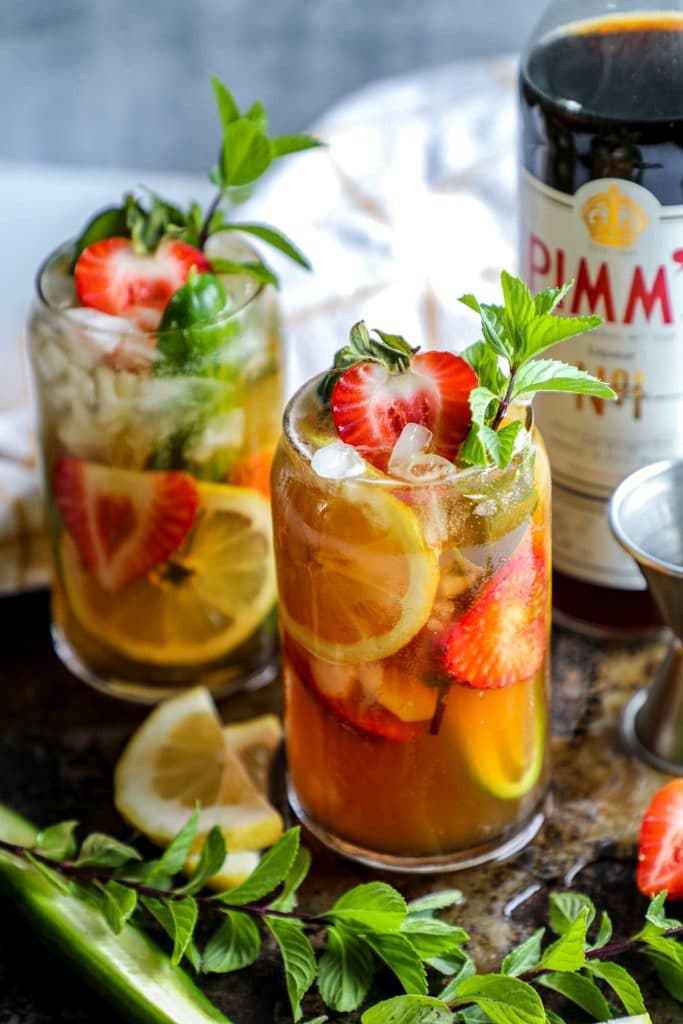 Low Carb Pimms Cup