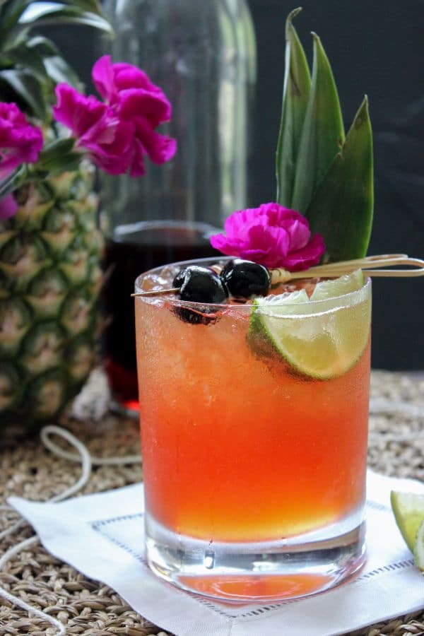 Low carb jungle bird cocktail