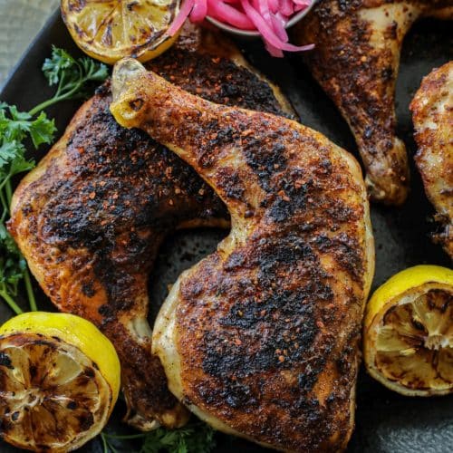 How To Grill Crispy Chicken Quarters