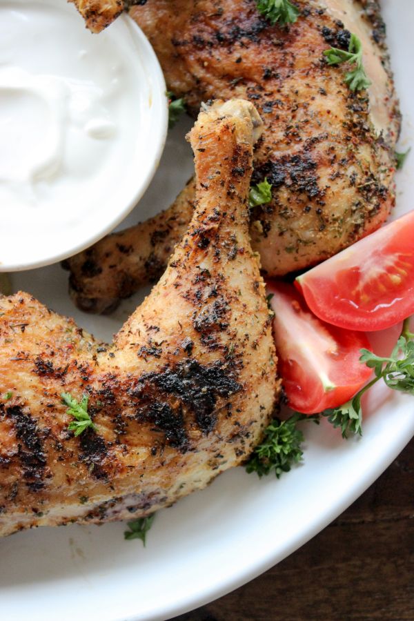 How To Grill Crispy Chicken Quarters Bonappeteach