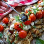 Garlic Herb Chicken with Fire Roasted Bruschetta