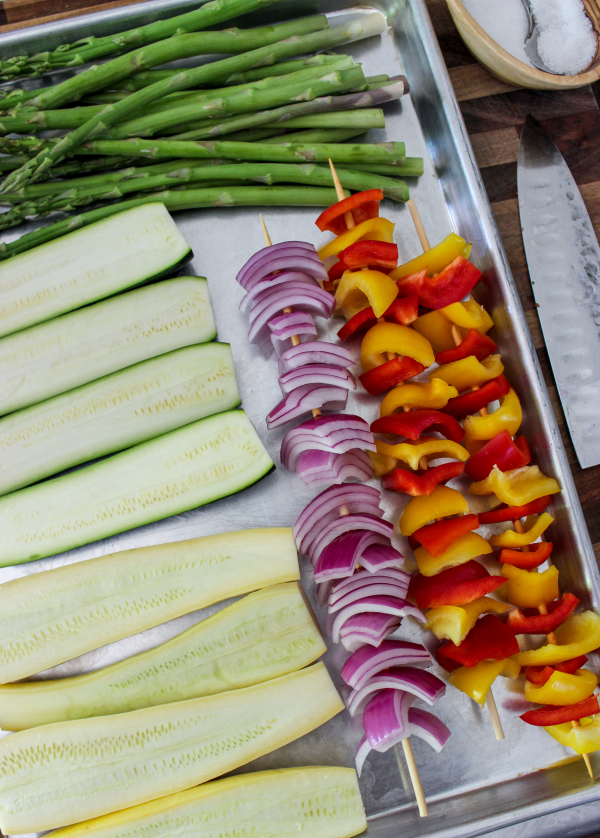 Grilled Garden Veggie Salad