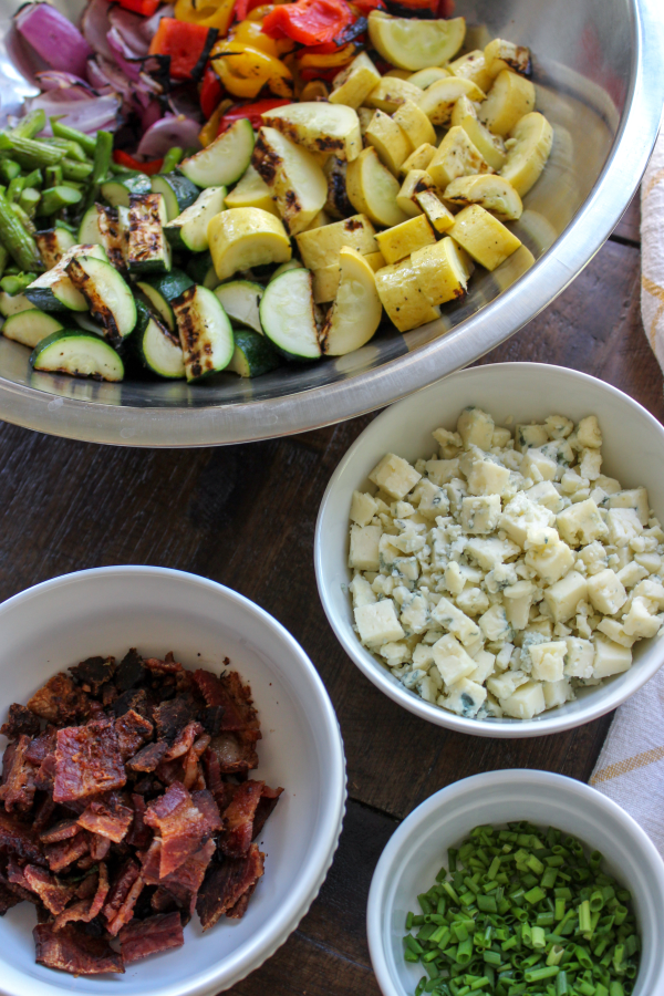 Grilled Garden Veggie Salad