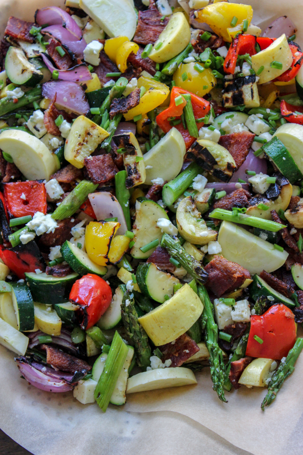 Grilled Garden Veggie Salad