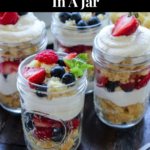 Keto Berry Cake In A Jar