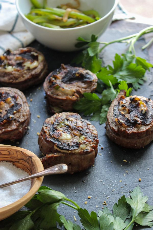 Keto Peppers and Provolone Flank Steak Pinwheels