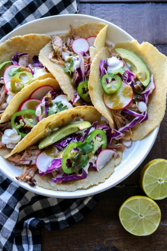 Low Carb BBQ Pulled Pork Tacos