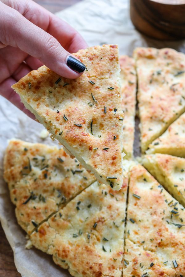 Easy Cast Iron Keto Focaccia Bread