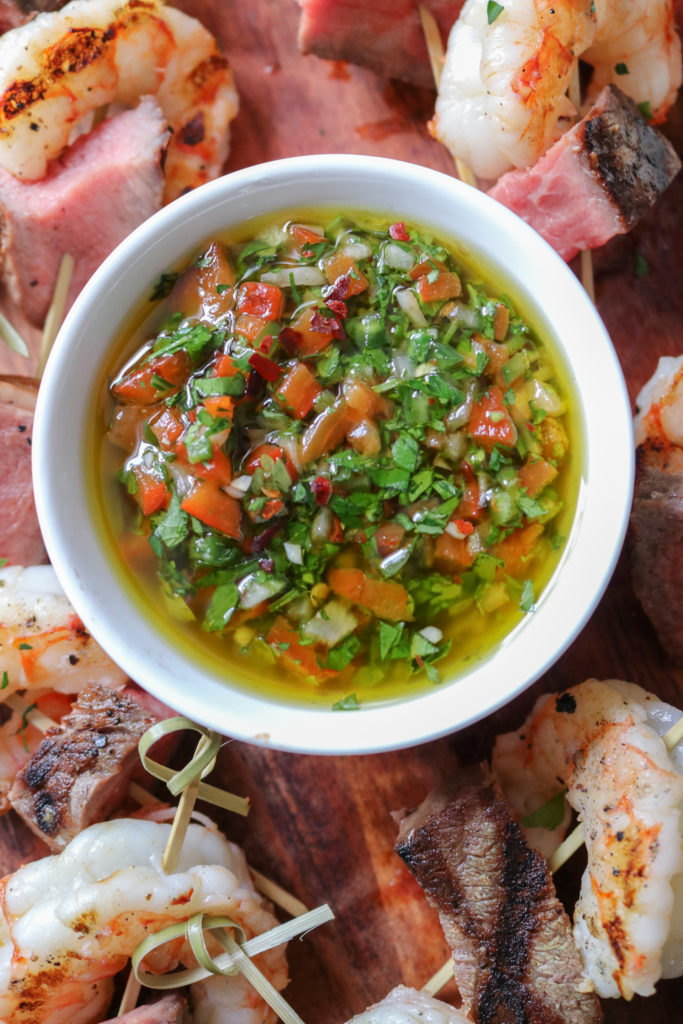 Easy Fire Roasted Red Chimichurri