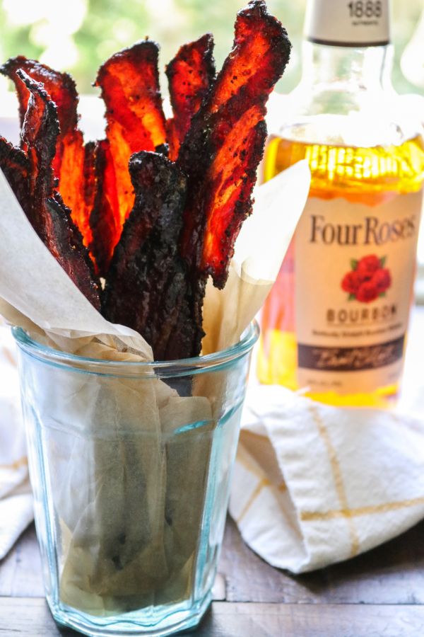 Keto Candied Bacon With Bourbon