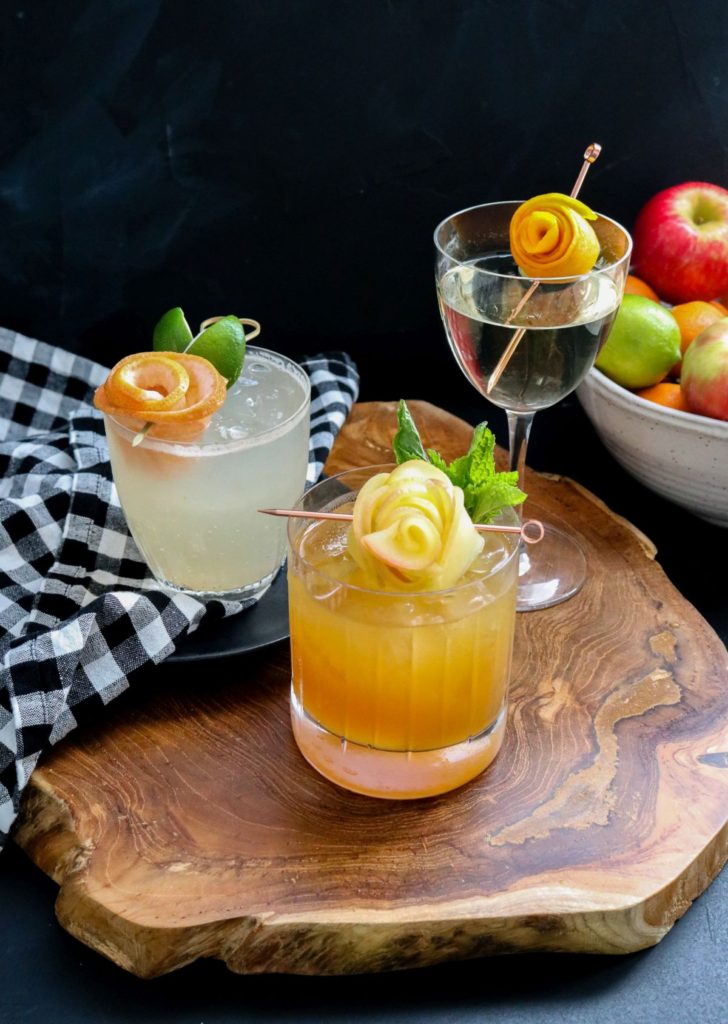 How To Make A Fruit Flower Garnish