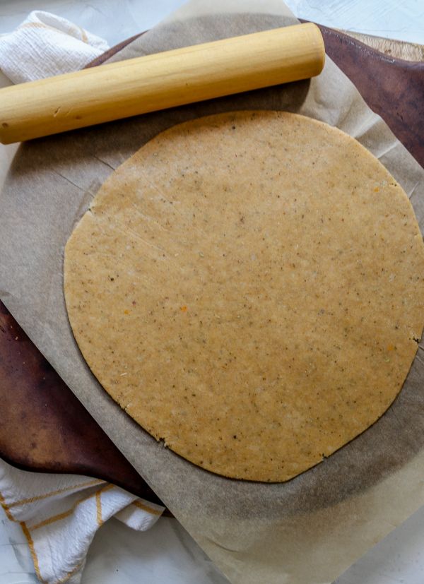 Keto Thin Crust Pizza Dough- Keto Pumpkin Pizza