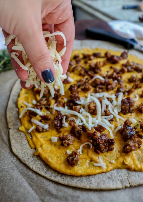 Pumpkin Sauce Pizza