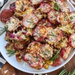 Roasted radishes keto smashed radish recipe