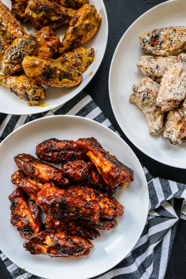 How to grill crispy wings with bbq sauce
