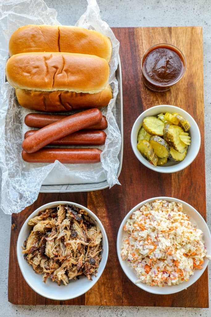 KC BBQ Hot Dog Ingredients 