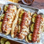 Kansas City BBQ Pulled Pork Hot Dogs