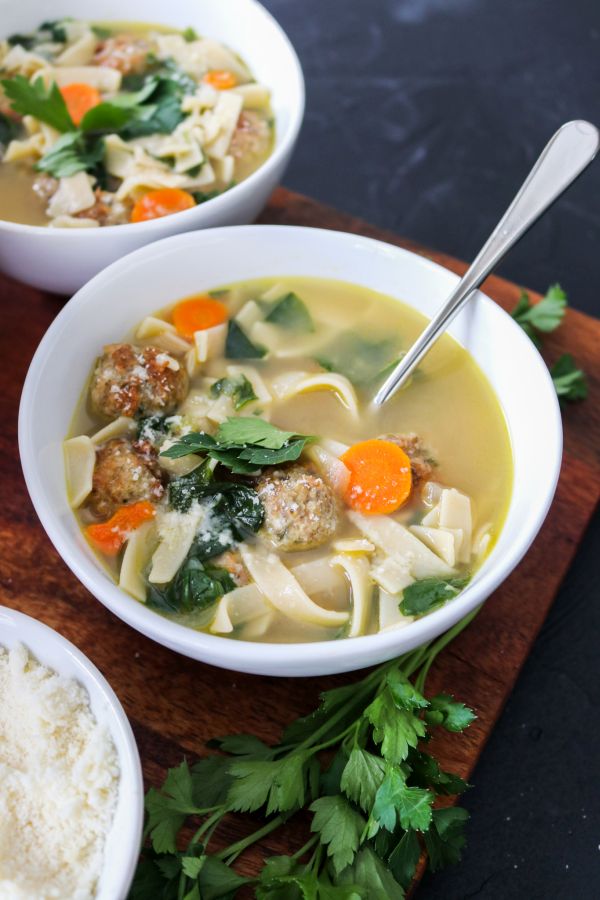 Low carb Italian Wedding soup