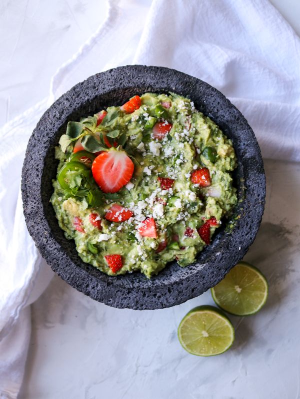 Strawberry Jalapeno Guacamole