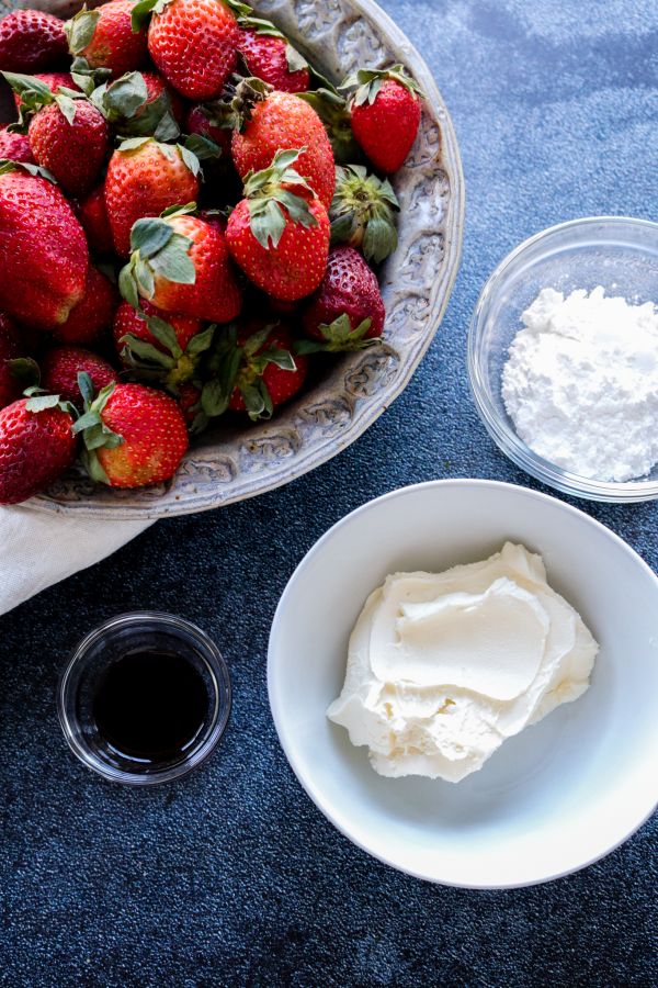 Low Carb Strawberry Cheesecake Quesadilla