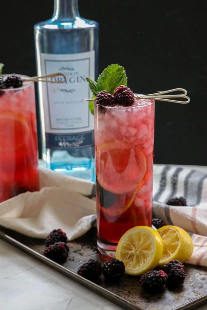 How to Gin Friends and Influence People- A Keto Blackberry Bramble 1