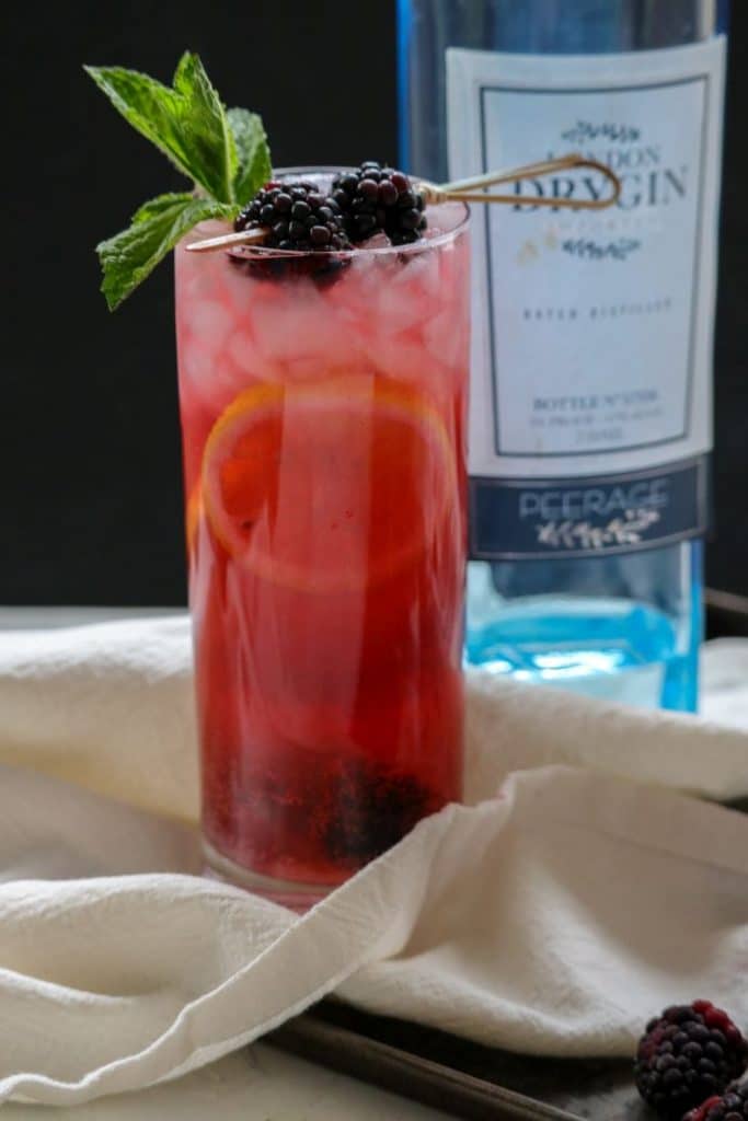 How to Gin Friends and Influence People- A Keto Blackberry Bramble 1