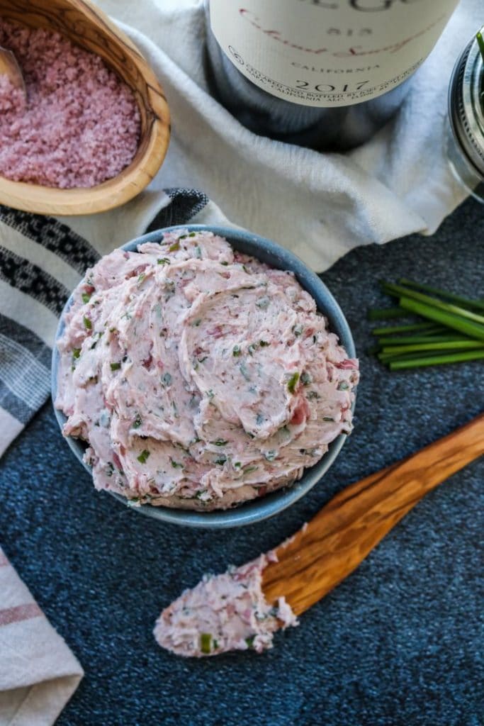 Steak with Red Wine Compound Butter