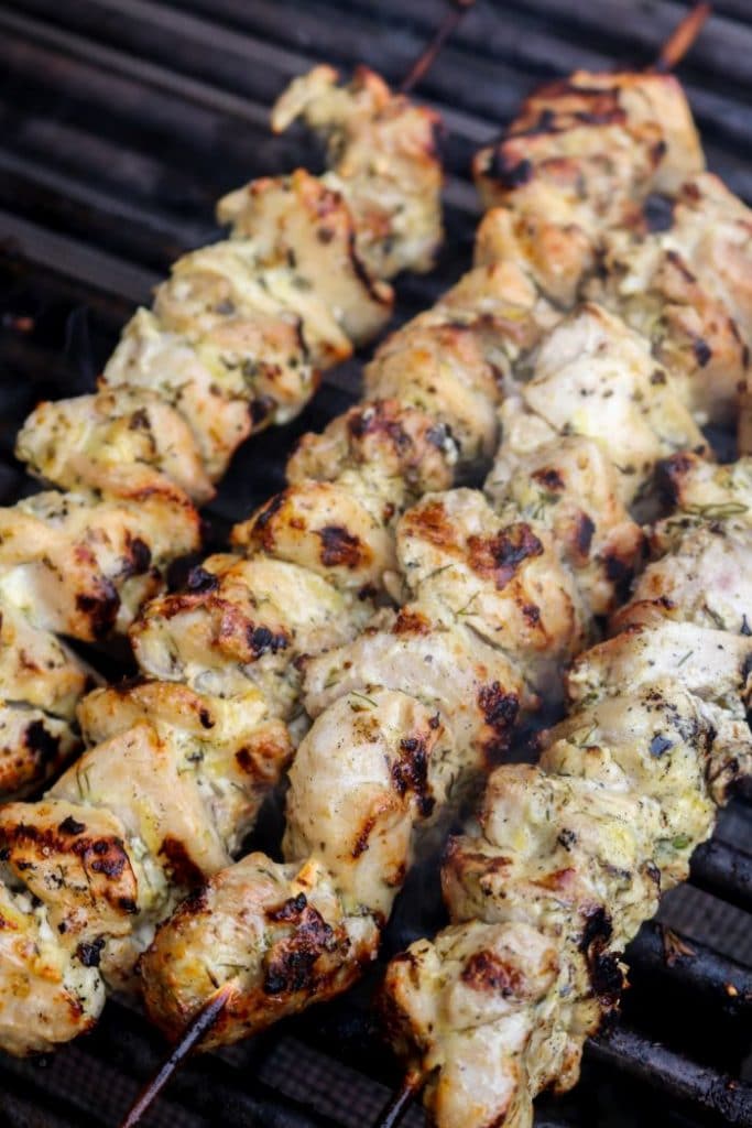 Easy Grilled Greek Chicken Platter 