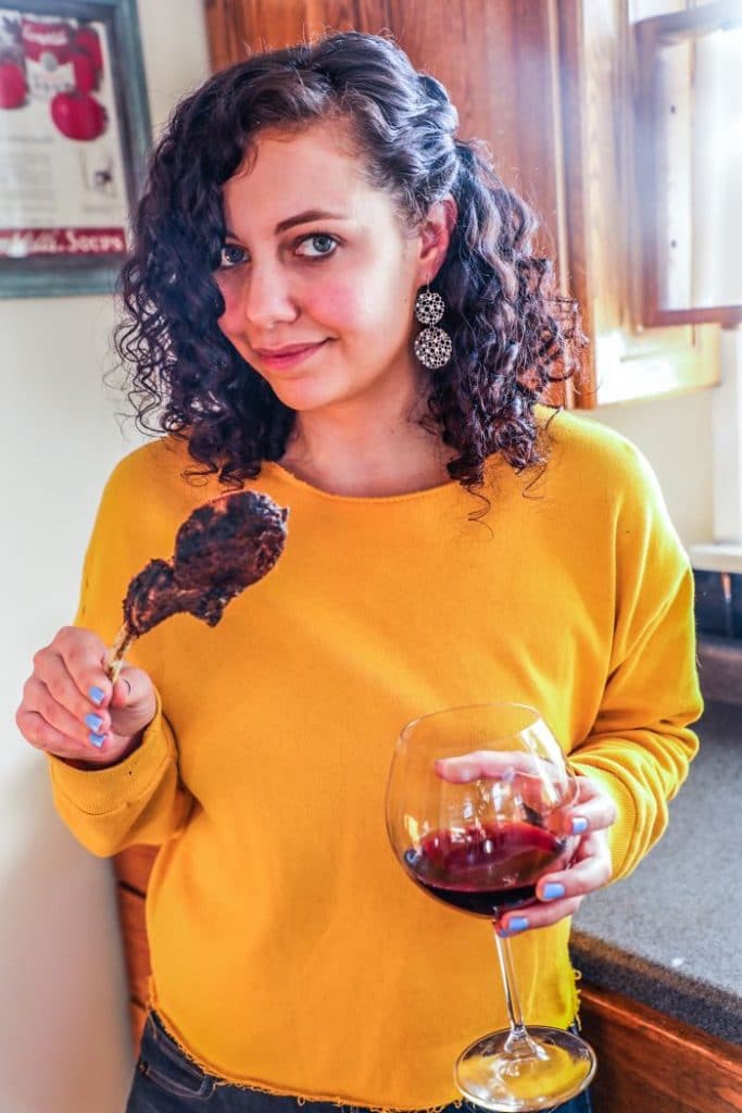 Grilled Coffee Rubbed Rack of Lamb