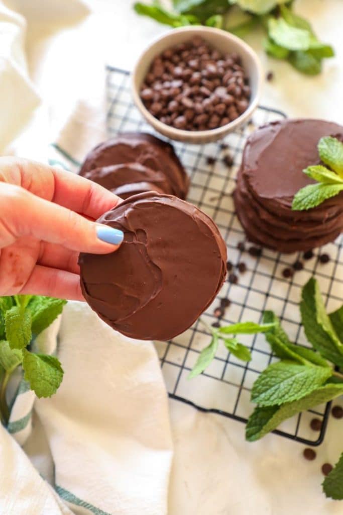 Keto and Gluten Free Thin Mints