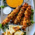 Grilled Butter Chicken Kebabs