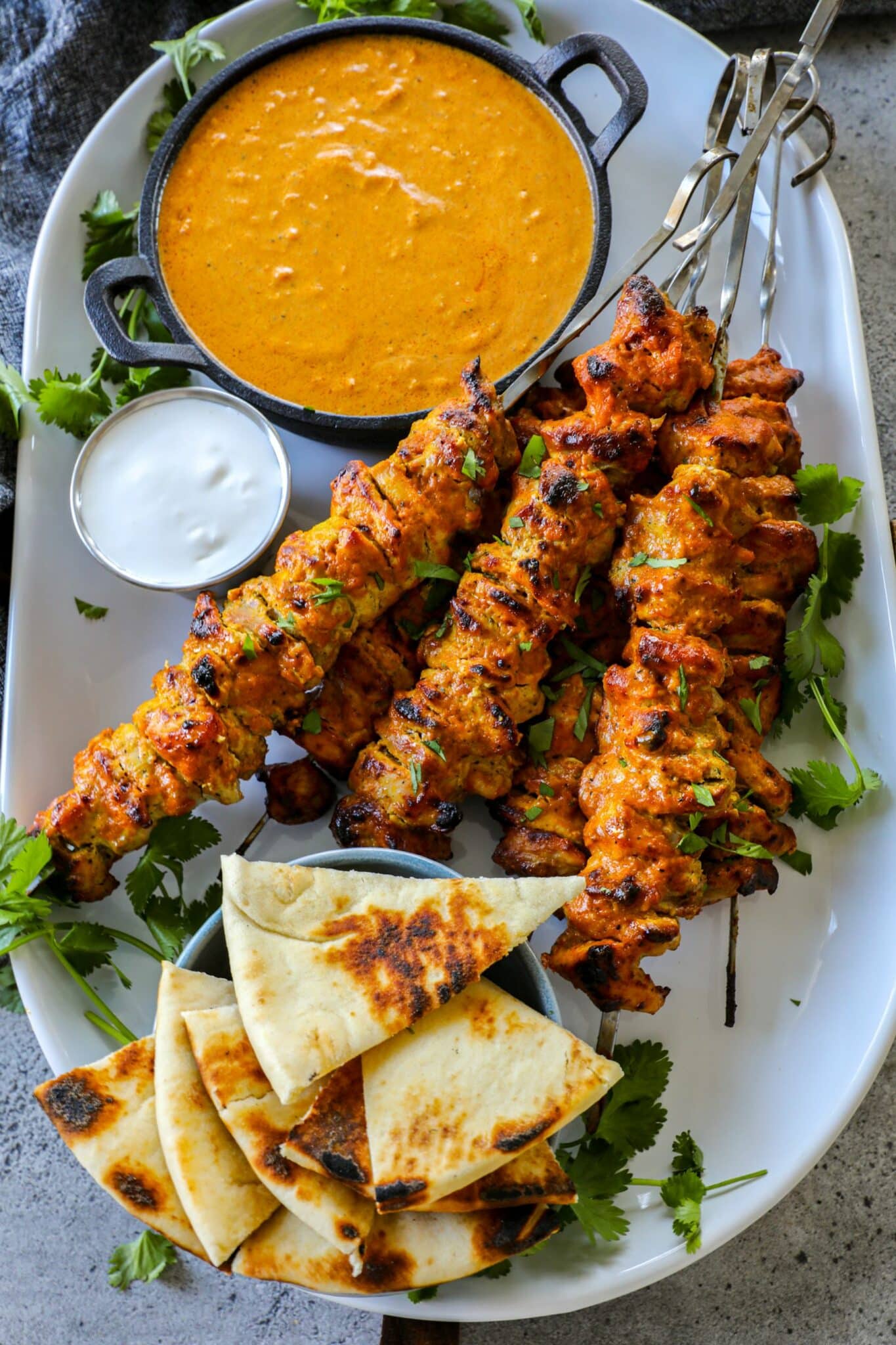 Skewered Chicken Sosaties - Chicken Tikka - Fun Love and Cooking